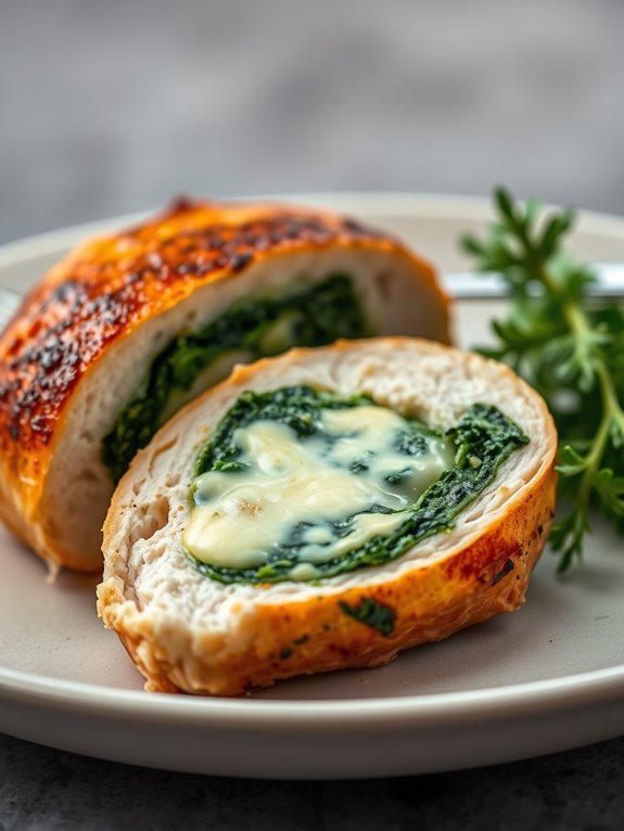 spinach filled chicken breast recipe
