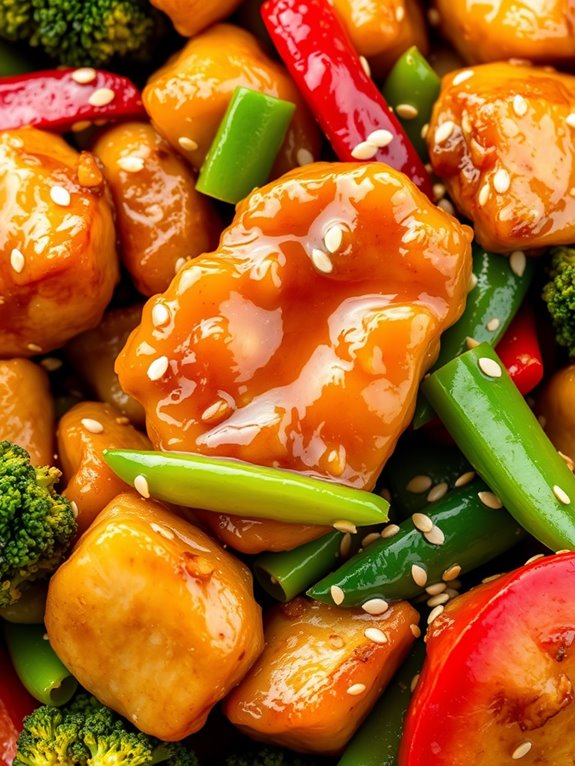 sweet and savory chicken