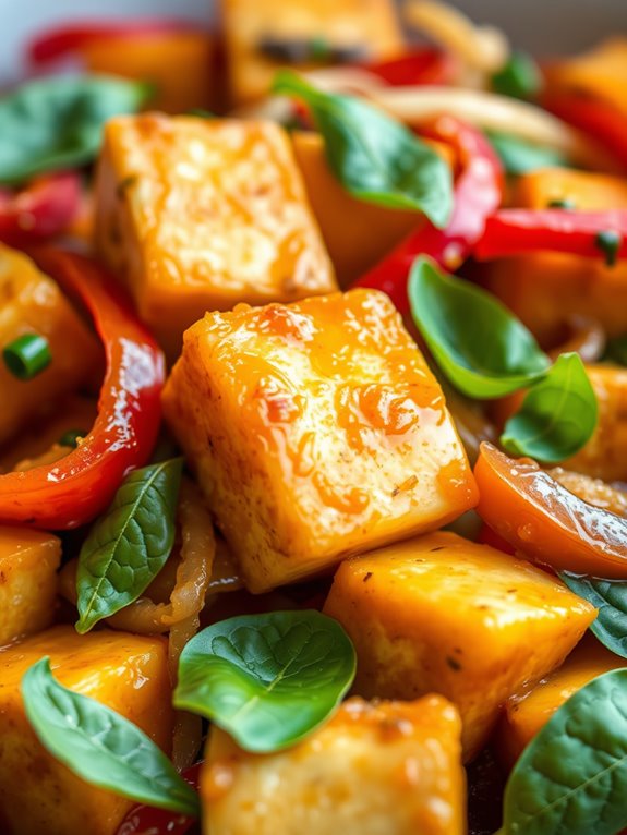 thai basil tofu stir fry recipe
