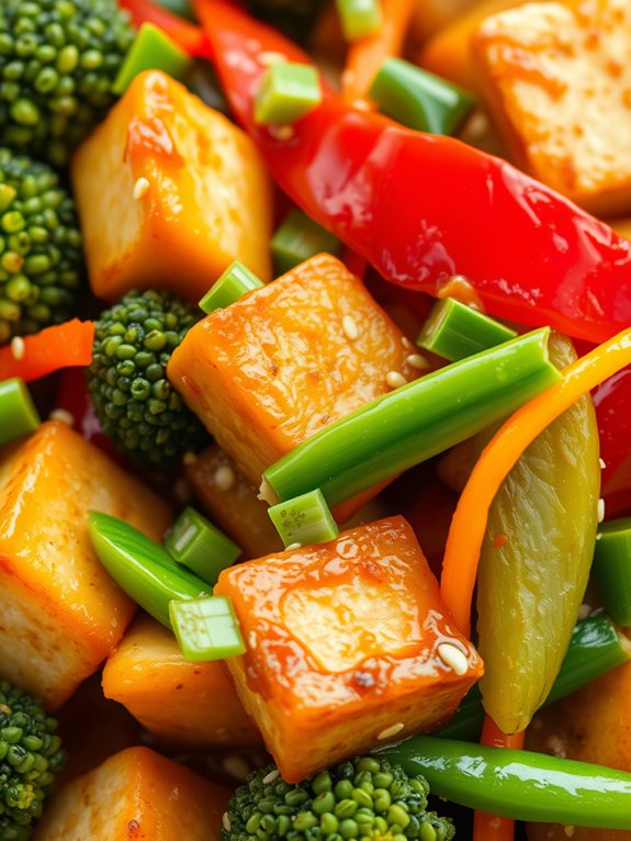 tofu vegetable stir fry recipe