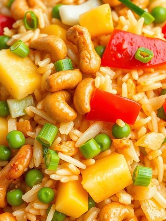 tropical fried rice dish