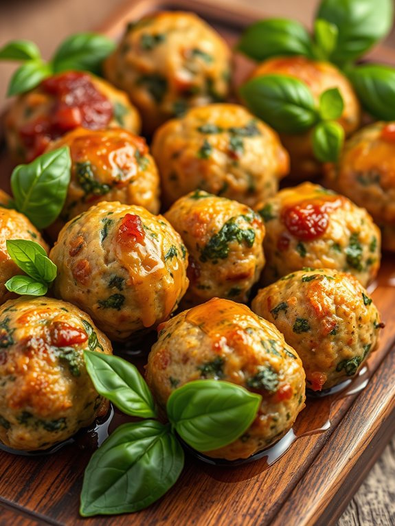 turkey and spinach meatballs