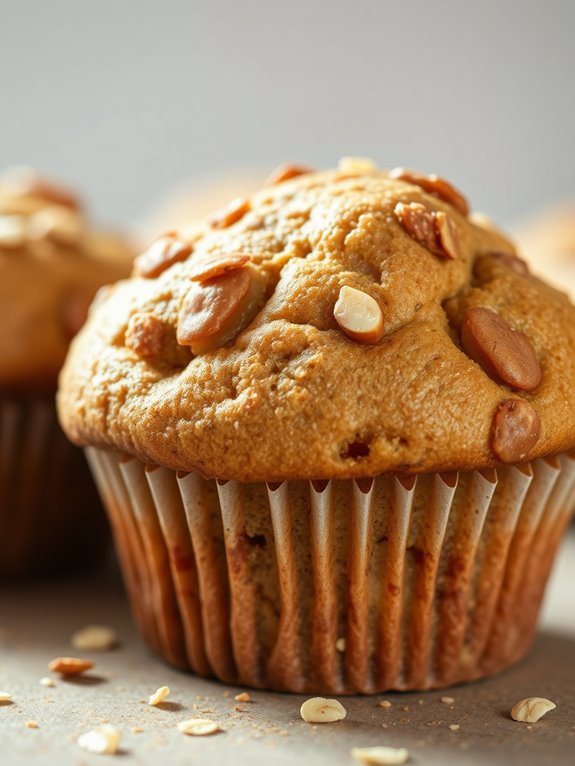 apple cinnamon oat muffins