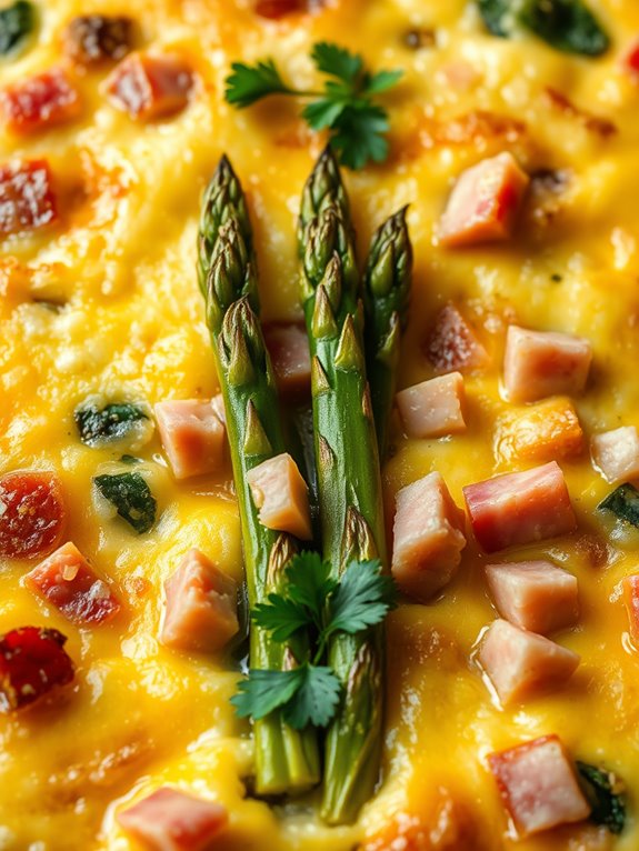 asparagus ham frittata recipe