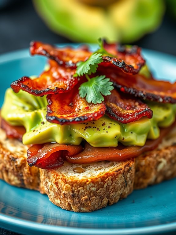 avocado and bacon delight