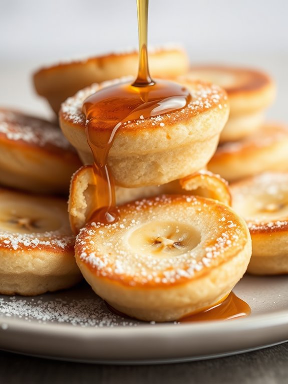 banana pancake snack bites