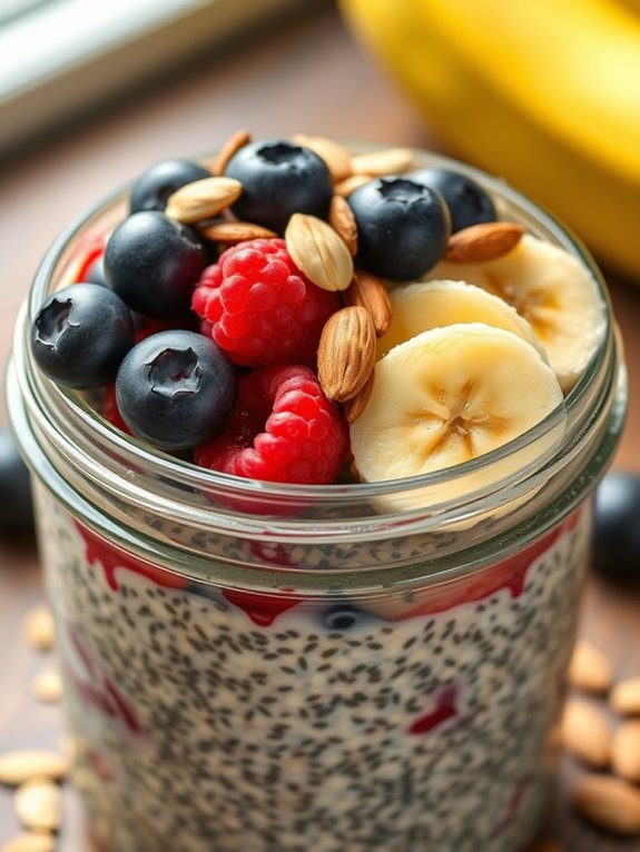 chia seed oat pudding