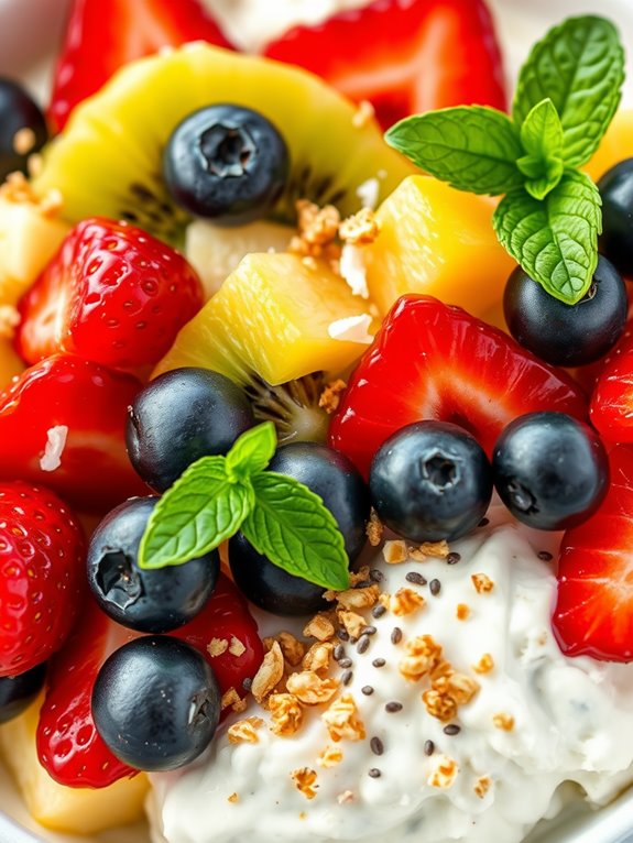 cottage cheese with fruit