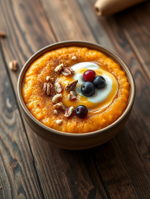 creamy sweet potato porridge