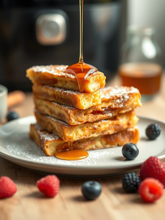 crispy air fryer breakfast sticks