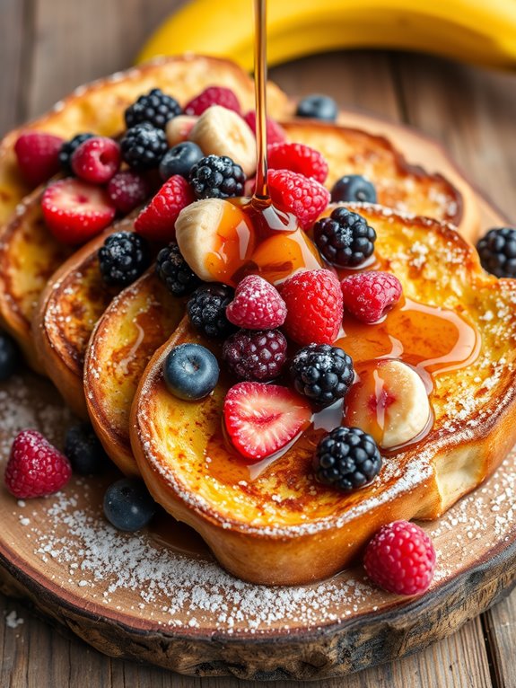 delicious banana infused breakfast dish