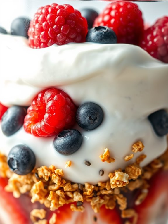 delicious layered yogurt treat