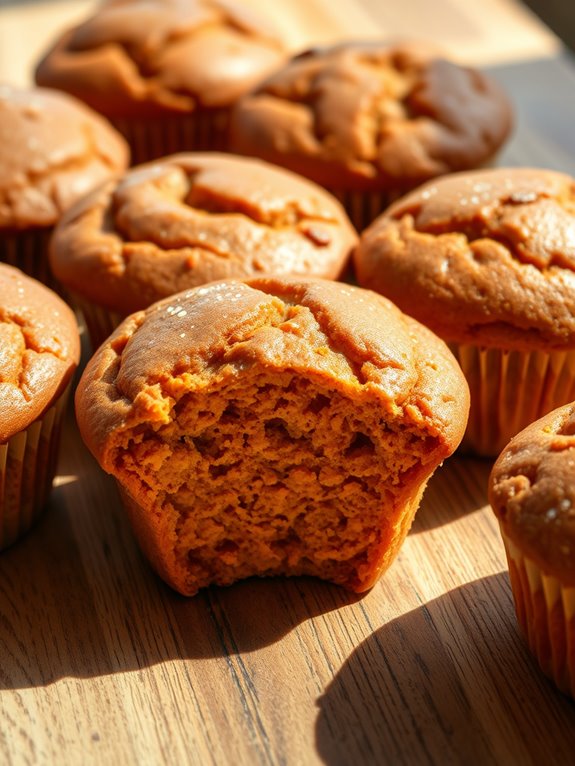 delicious sweet potato muffins