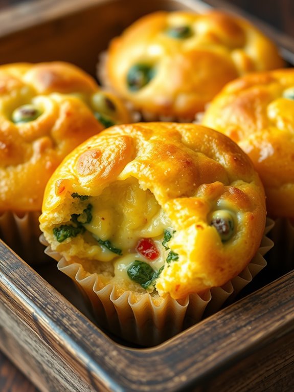 egg and cheese breakfast muffins