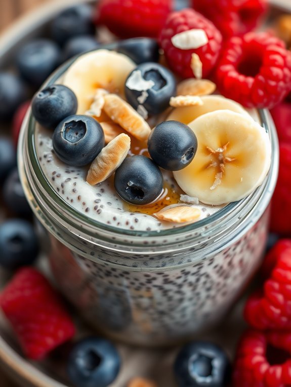 healthy chia seed dessert