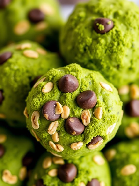 healthy matcha energy snacks
