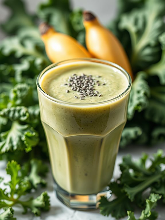 healthy potato kale blend