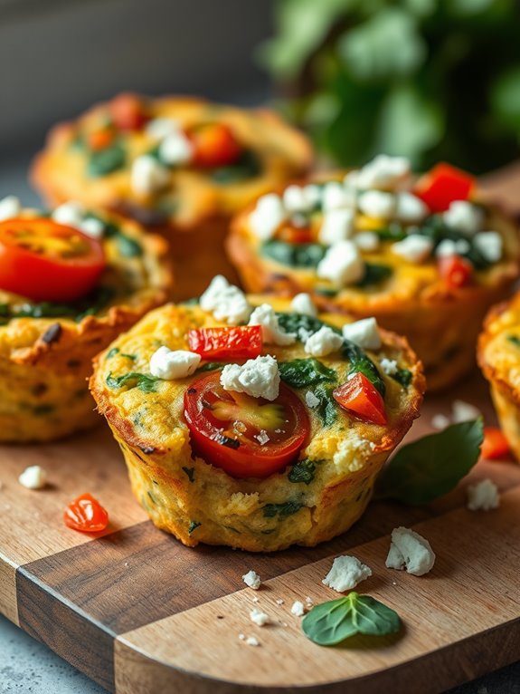 high protein breakfast muffins
