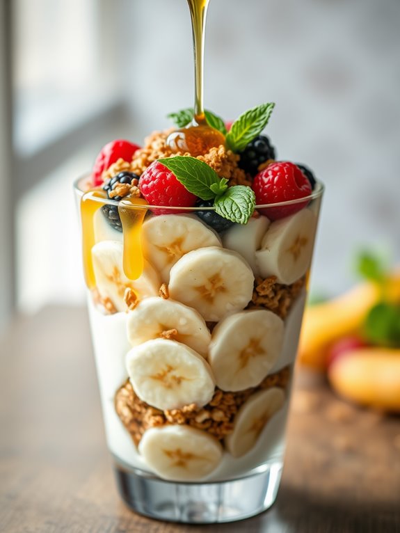 layered banana dessert delight