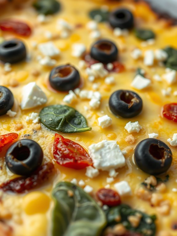 mediterranean inspired breakfast dish