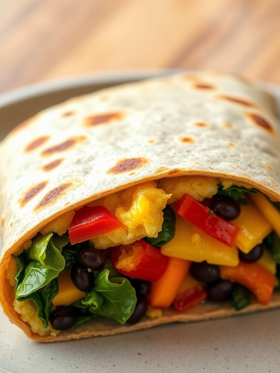 nutritious breakfast wrapped goodness