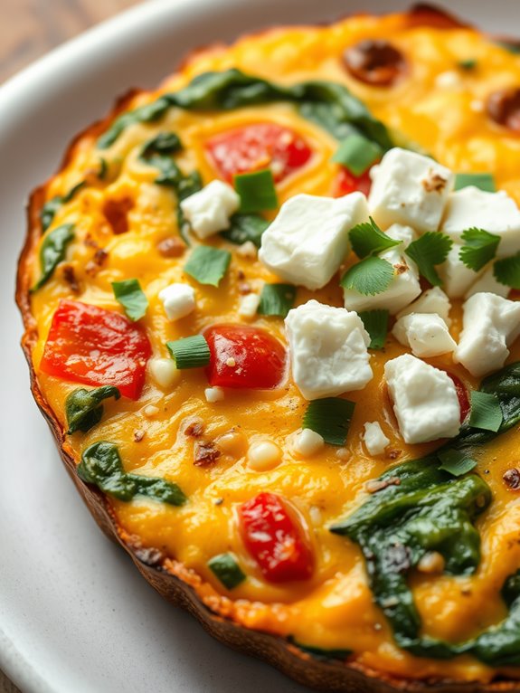 sweet potato egg dish