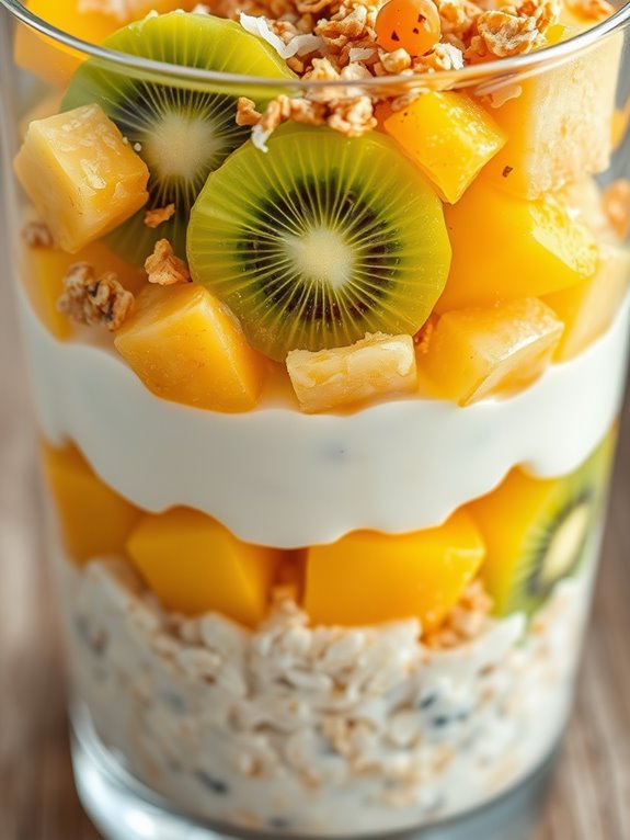 tropical oat parfait recipe