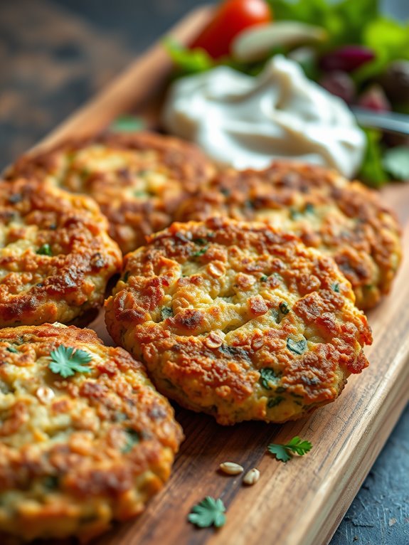 zucchini oat fritters recipe